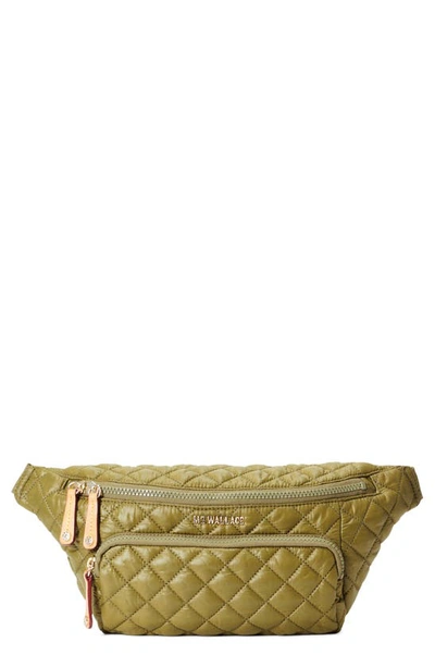 Mz Wallace Metro Sling Bag In Moss