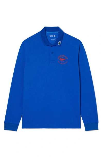 Lacoste Classic Fit Peformance Golf Polo In 166 Marine