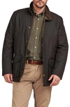 Barbour Hereford Waxed Cotton Jacket In Rustic