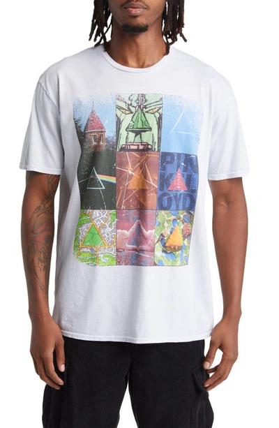 Philcos Pink Floyd Prisms Cotton Graphic T-shirt In Off White Pigment