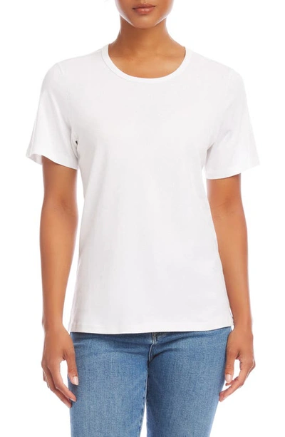Fifteen Twenty Stretch Cotton T-shirt In White