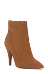 Vince Camuto Azentela Pointed Toe Bootie In Golden Walnut