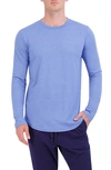 Goodlife Tri-blend Long Sleeve Scallop Crew T-shirt In Granada Sky