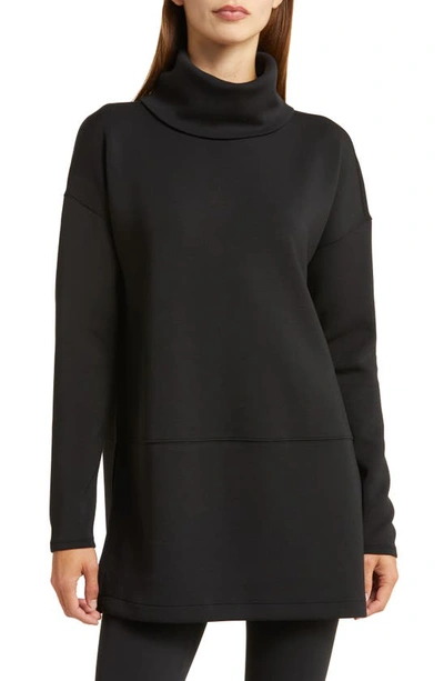 Spanx Airessentials Turtleneck Tunic In Very Black