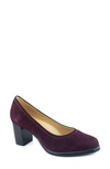 Marc Joseph New York Nyc Pump In Wine Italo Grainy