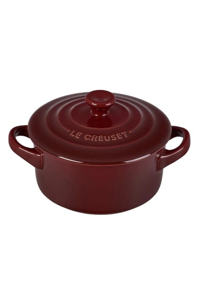 Le Creuset Mini Round Cocotte In Rhone