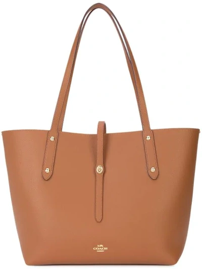 Coach Market Tote In 1941 Saddle/light Gold