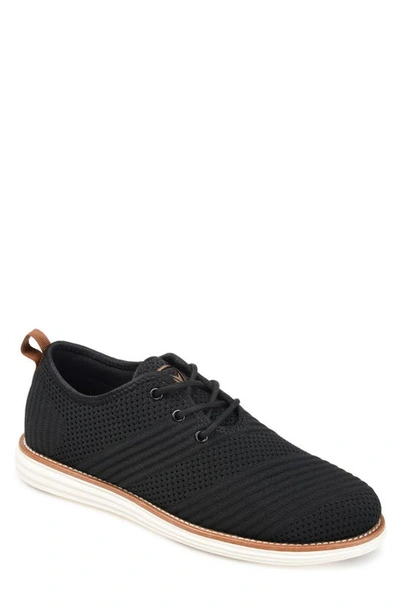 Vance Co. Novak Knit Derby Sneaker In Black