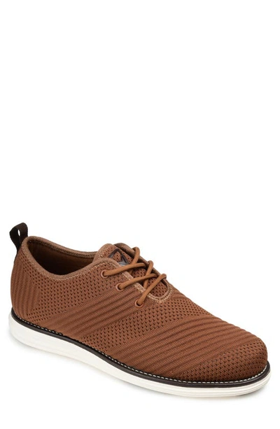 Vance Co. Novak Knit Derby Sneaker In Brown