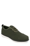 Vance Co. Novak Knit Derby Sneaker In Olive