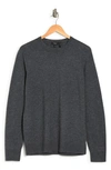 Theory Riland Harman Merino Wool Blend Pullover In Charcoal