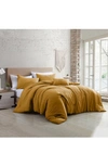 Modern Threads 4-piece Garment-washed Comforter Set In Gold