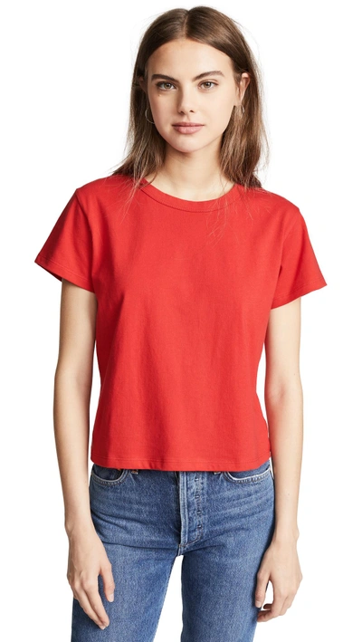Liana Clothing The Margo Standard Tee In Red