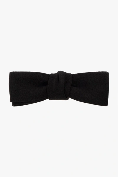 Gucci Silk Bow-tie In Black