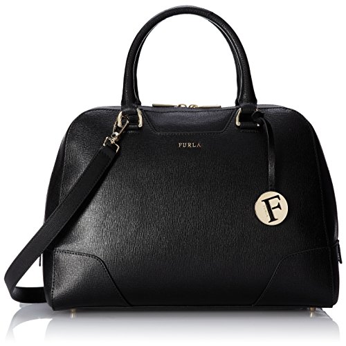 Furla Dolly Medium North/south Leather Top Handle Bag In Onyx | ModeSens