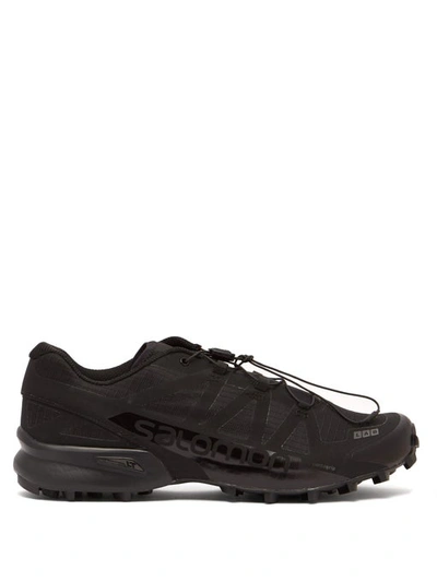 Salomon Black S/lab Speedcross Ltd Sneakers In Bk/autobahn