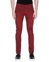 Aglini Jeans In Brick Red