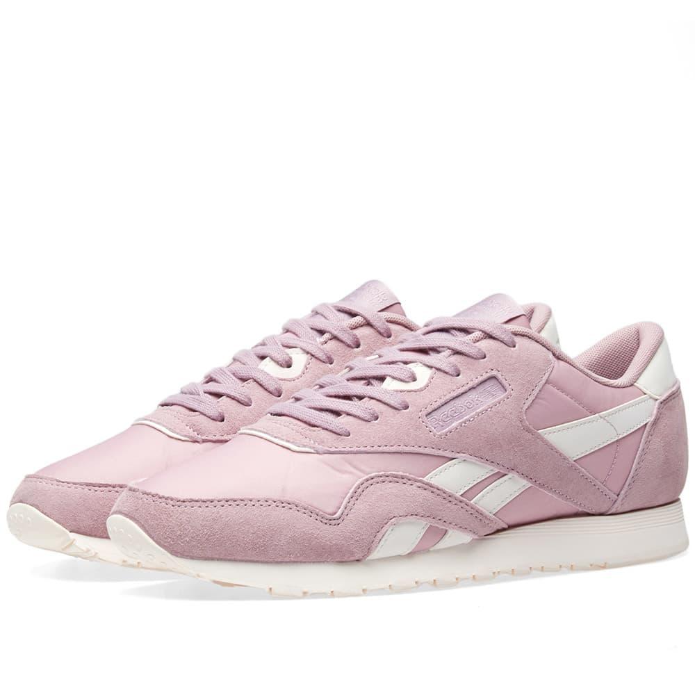 reebok classic nylon pink