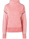 Sportmax Cashmere Rib Knit Sweater In Red