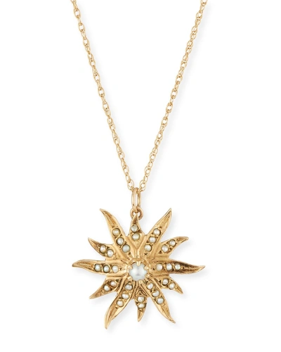 Turner & Tatler 14k Pearl Star Pendant Necklace