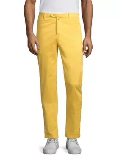Kiton Classic Straight-fit Jeans In Yellow