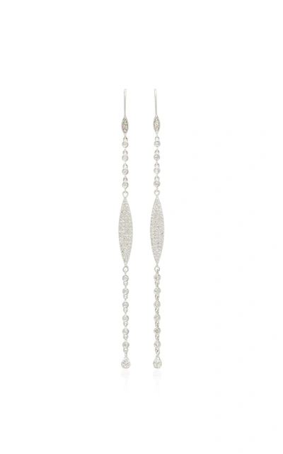 Meira T 14k Gold White Diamond Earrings