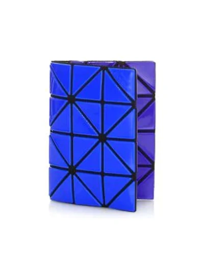 Bao Bao Issey Miyake Color Block Card Case In Blue