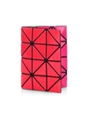 Bao Bao Issey Miyake Color Block Card Case In Red Pink
