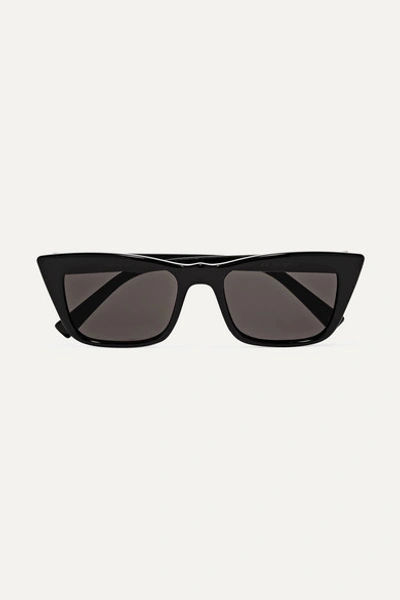 Le Specs Women's I Feel Love Square Cat Eye Sunglasses, 51mm In Black