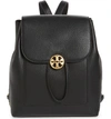 Tory Burch Chelsea Leather Backpack In Black Core