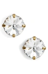 Sorrelli Radiant Rivoli Crystal Earrings In Clear/ Gold