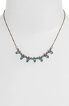 Sorrelli Twinkling Thistle Crystal Necklace In Gold Multi