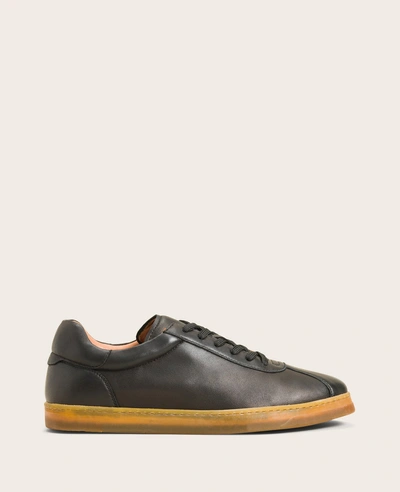 Gentle Souls Nyle Leather Sneaker In Black