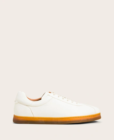 Gentle Souls Nyle Leather Sneaker In White