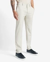 Reaction Kenneth Cole Premium Stretch Twill Slim Fit Flex Waistband Flat Front Dress Pant In Natural
