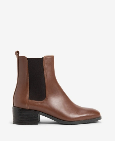 Reaction Kenneth Cole Salt Heeled Chelsea Boot In Tan