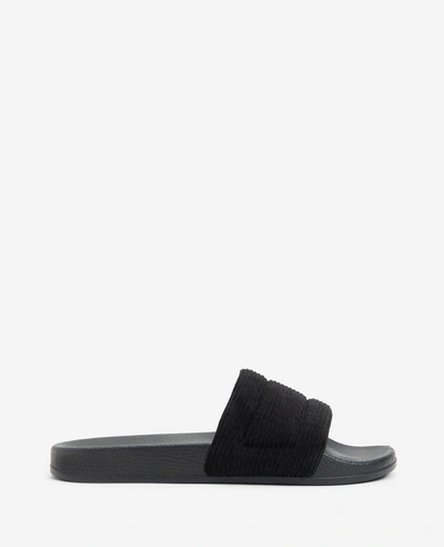 Reaction Kenneth Cole Screen Quilted Slide Sandal In Black