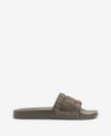 Reaction Kenneth Cole Screen Quilted Slide Sandal In Olive Camo