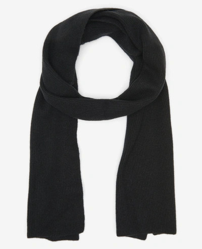 Kenneth Cole Site Exclusive! Wool Cashmere Scarf In Black