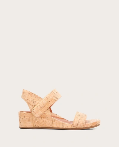 Gentle Souls Gisele Two Band Sandal In Natural