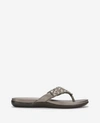 Reaction Kenneth Cole Glam-athon Thong Sandal In Pewter