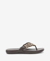 Reaction Kenneth Cole Glam-athon Thong Sandal In Bark
