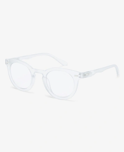 Reaction Kenneth Cole Crystal Round Unisex Blue Light Glasses By Kenneth Cole