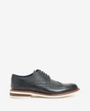 Kenneth Cole Kieran Flex Lace Up Oxford Shoe In Black,cobalt