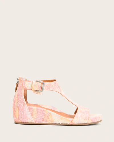 Gentle Souls Gisele T-strap Sandal In Tropical Multi