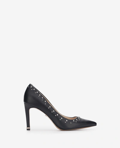 Kenneth Cole Riley 85 Studded Heel With Rebound In Black