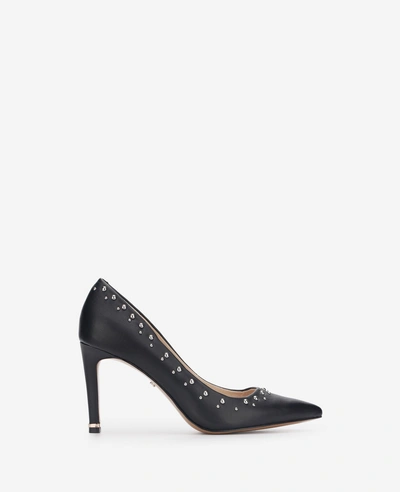 Kenneth Cole Riley 85 Studded Heel With Rebound In Black | ModeSens