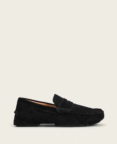 Gentle Souls Mateo Driver Penny Loafer In Black