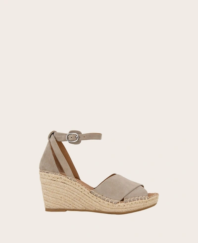 Gentle Souls Charli Strappy Wedge Sandal In Mushroom
