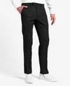 Kenneth Cole Urban Heather Slim-fit Dress Pant In Black